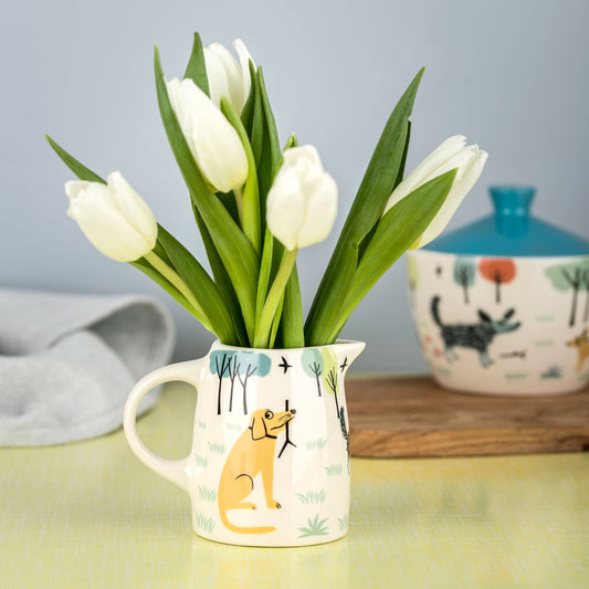 Handmade Ceramic Dog Small Jug