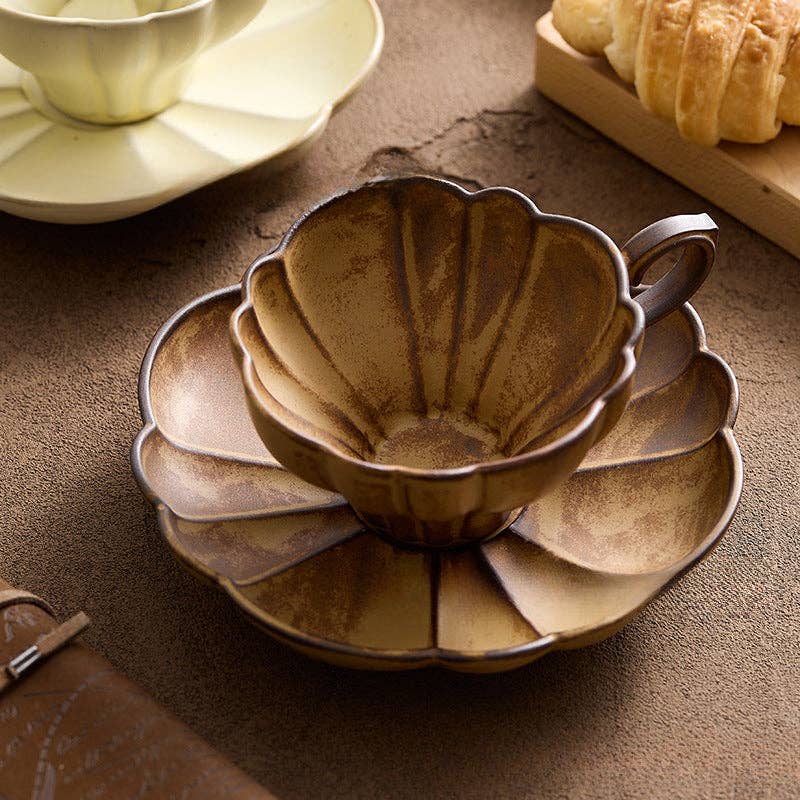 Gohobi  Floral Shaped Coffee Mug