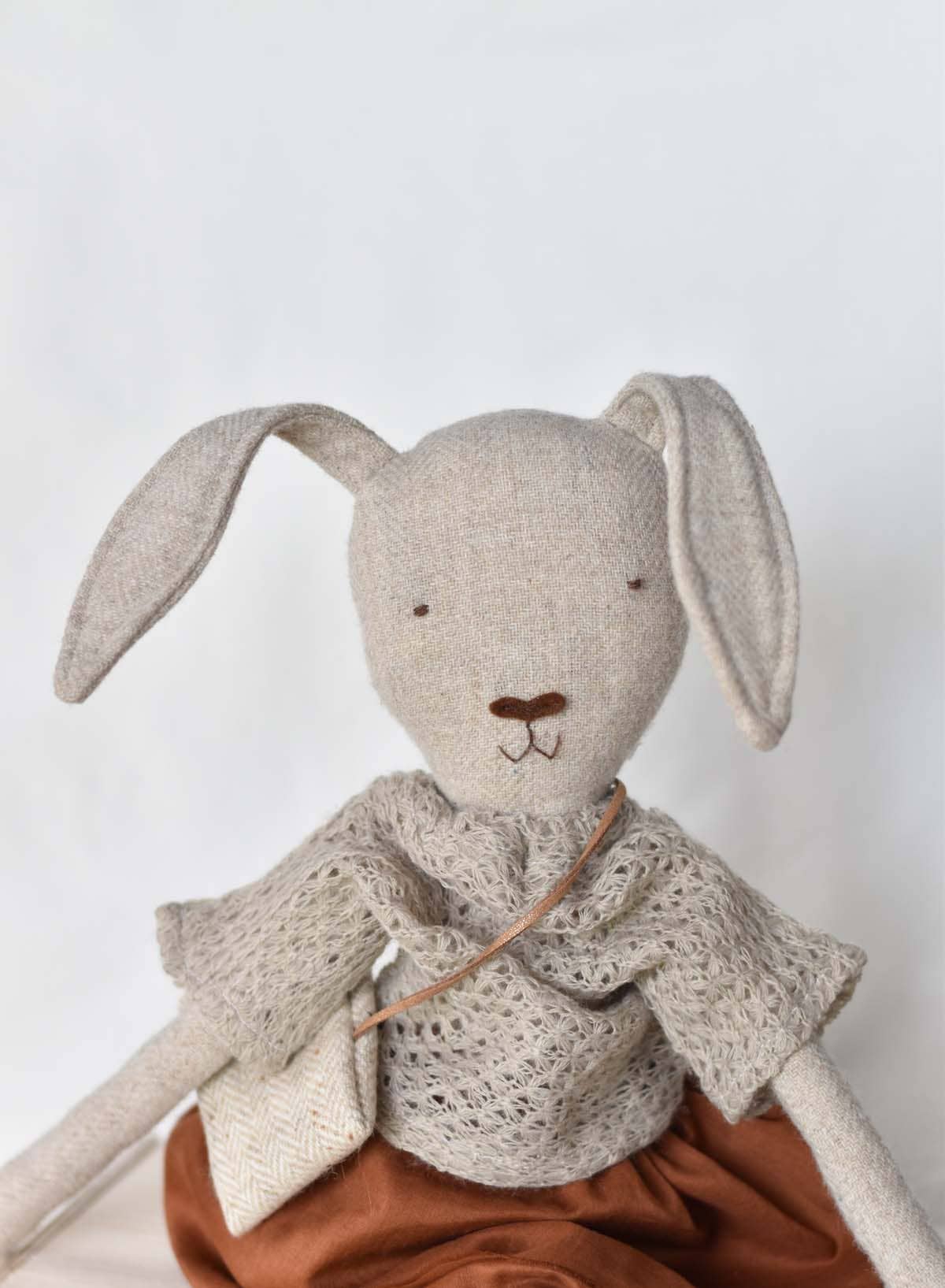 Ruthie the Rabbit doll - French Knit