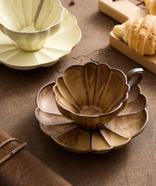 Gohobi  Floral Shaped Coffee Mug