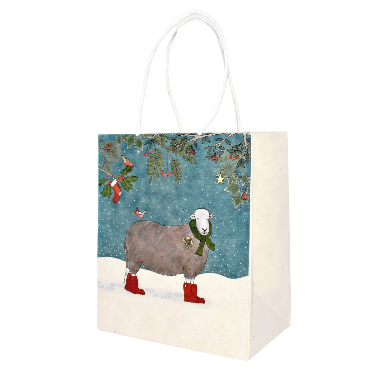 Emma Lawrence Sheep Christmas Recycled Paper Gift Bags