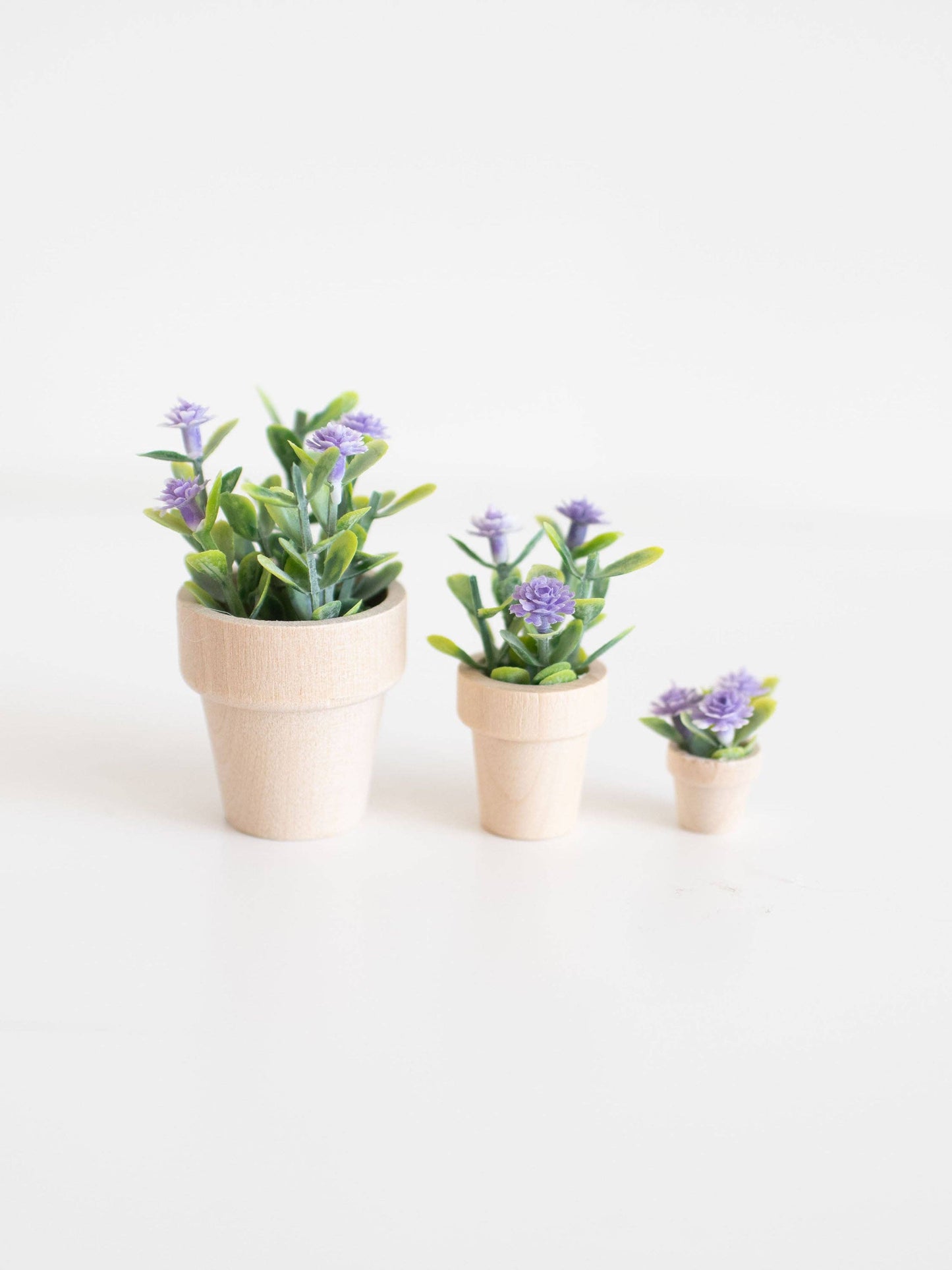 Dollhouse Spring Potted Flower Plant | Various Sizes Colors