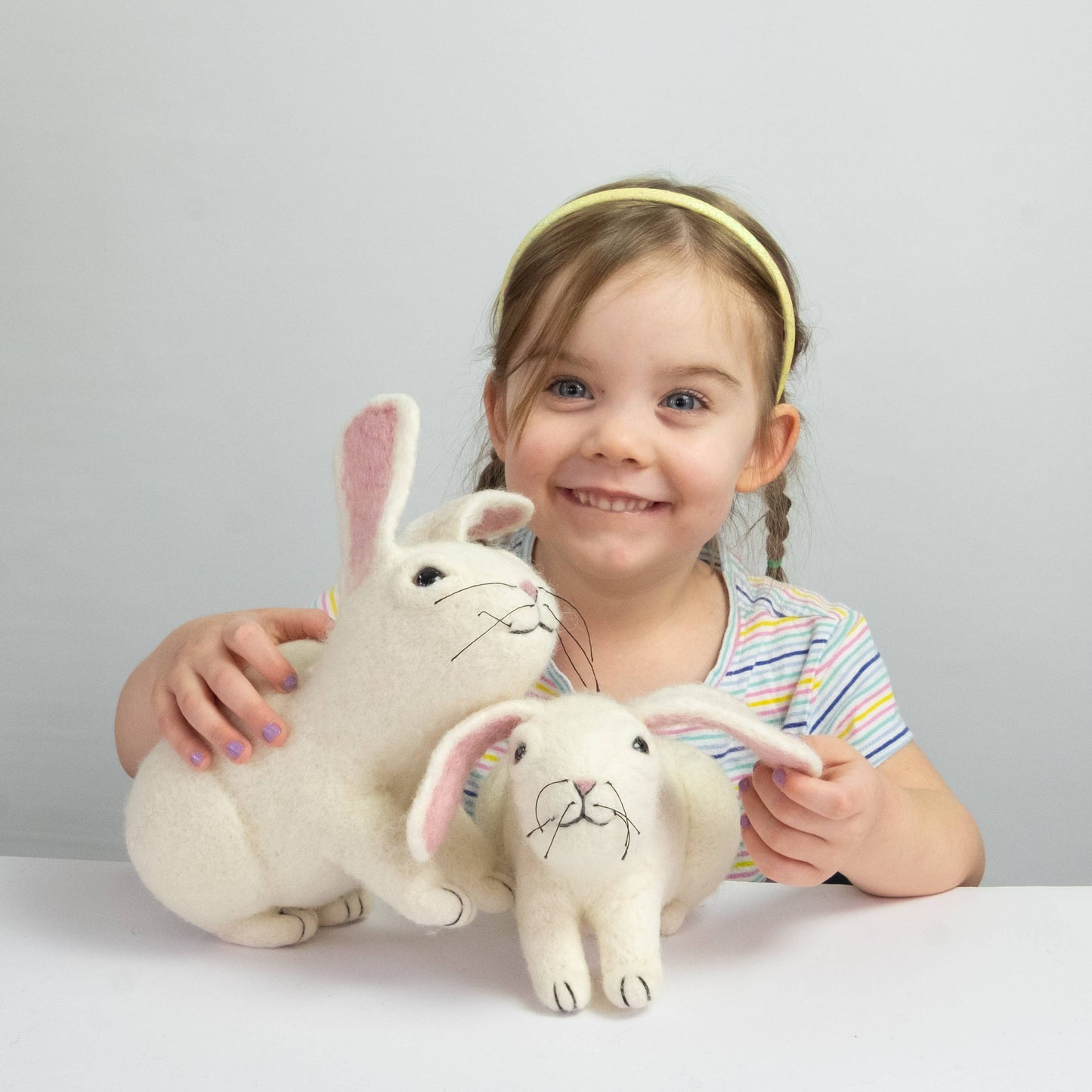 Toys - White Bunny Rabbit - Small and Large
