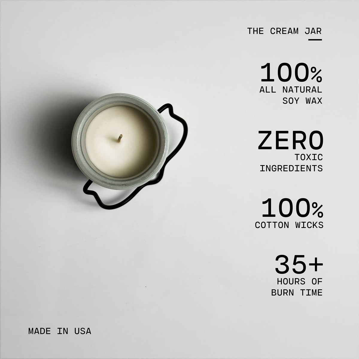 5 oz Cream Jar Candle: Thanks a Latte