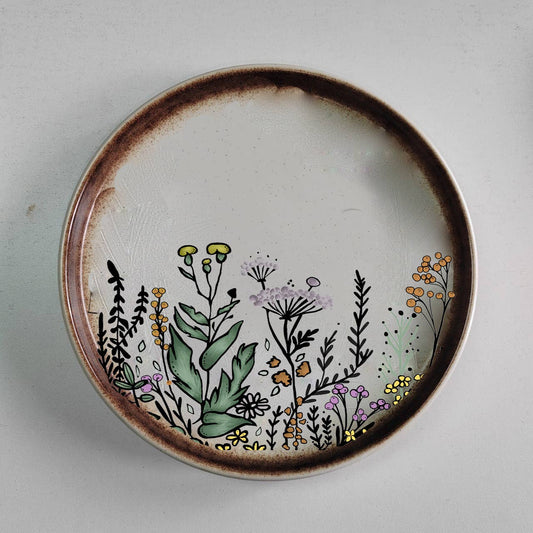 Floral Harmony Plate