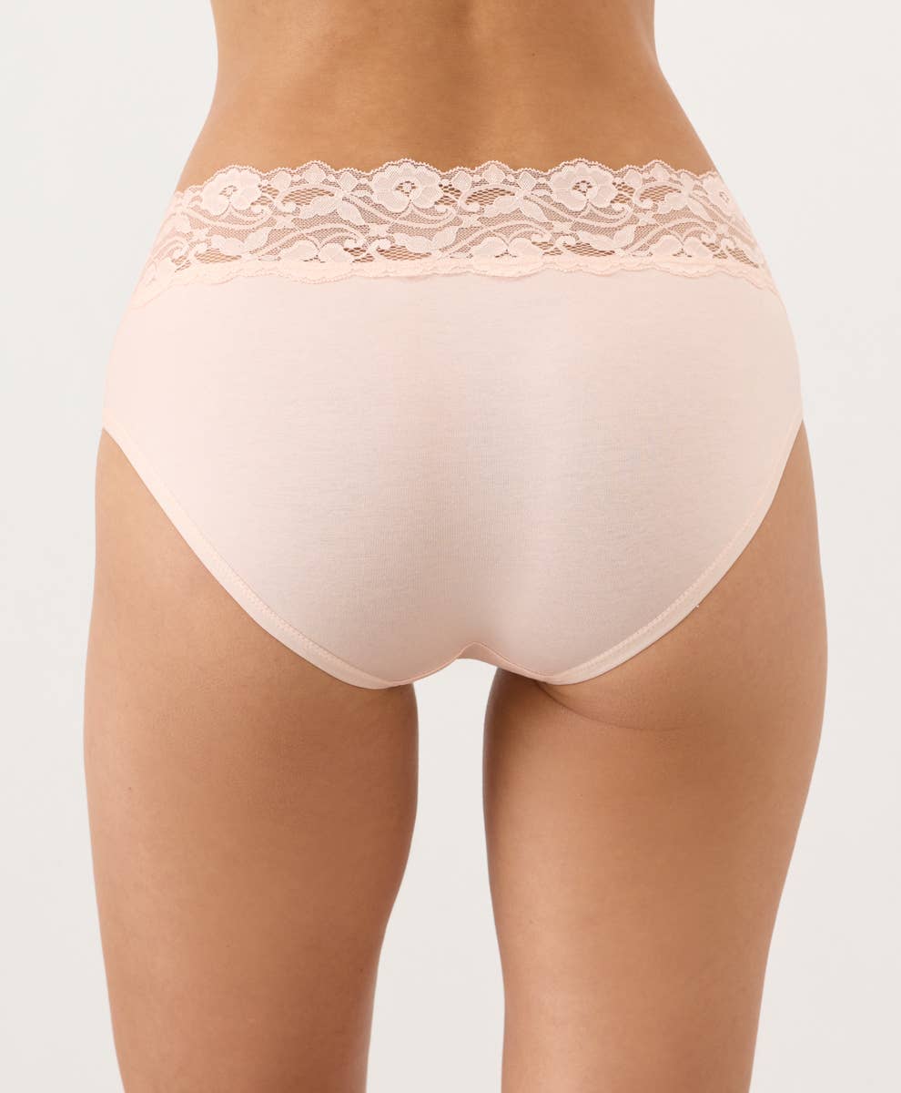 Women's Lace Waist Brief 3-Pack