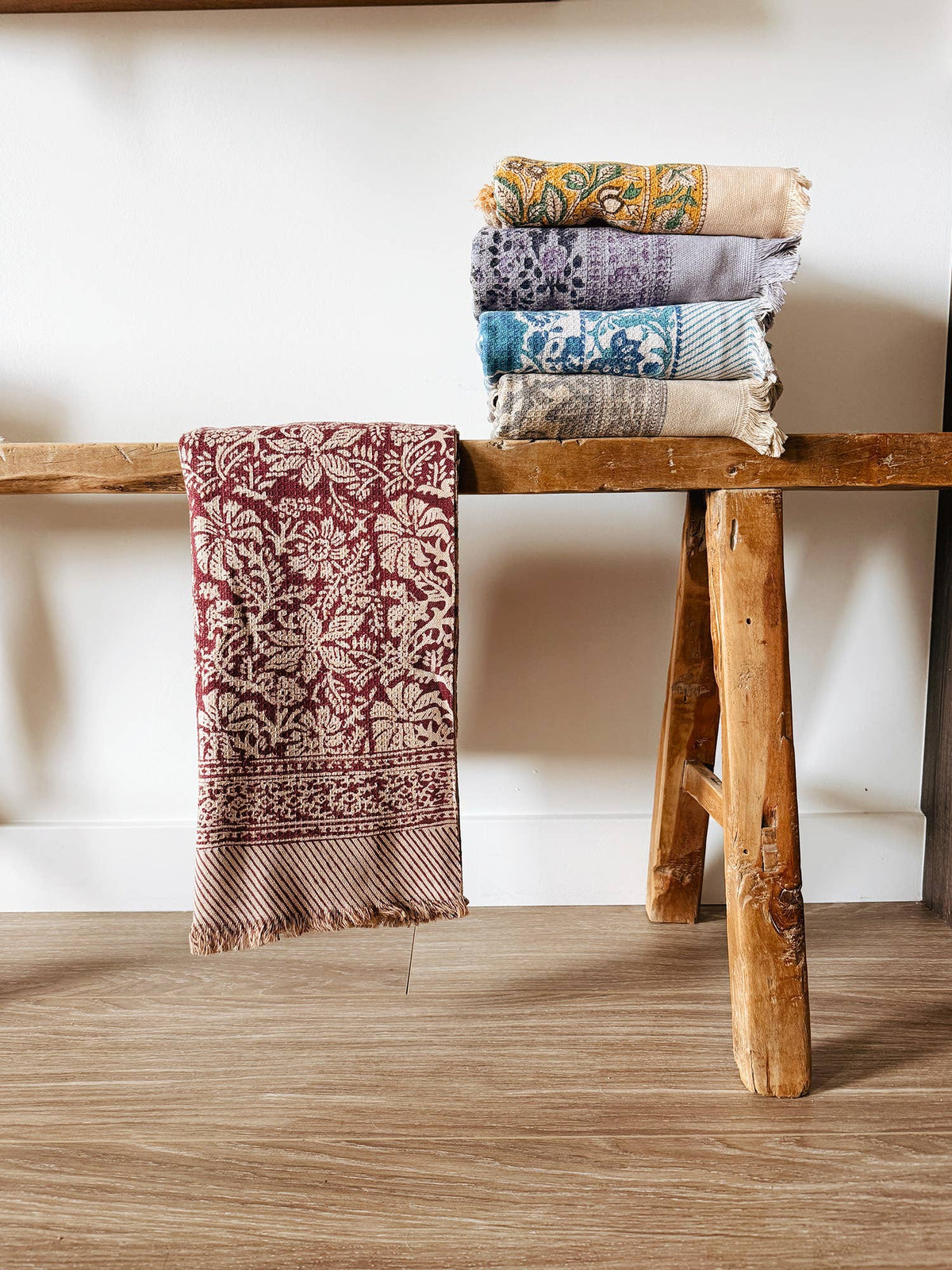 Circe Block Print Bath Towel