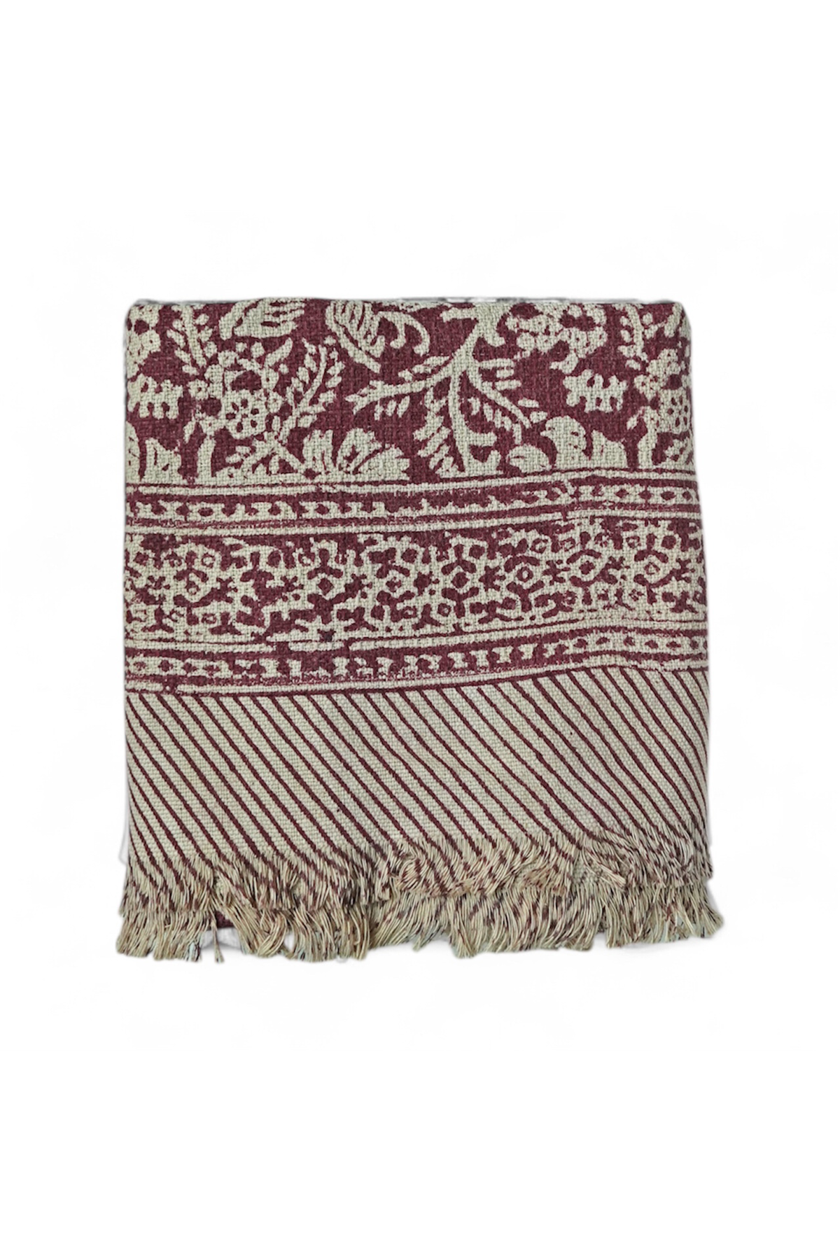 Circe Block Print Bath Towel