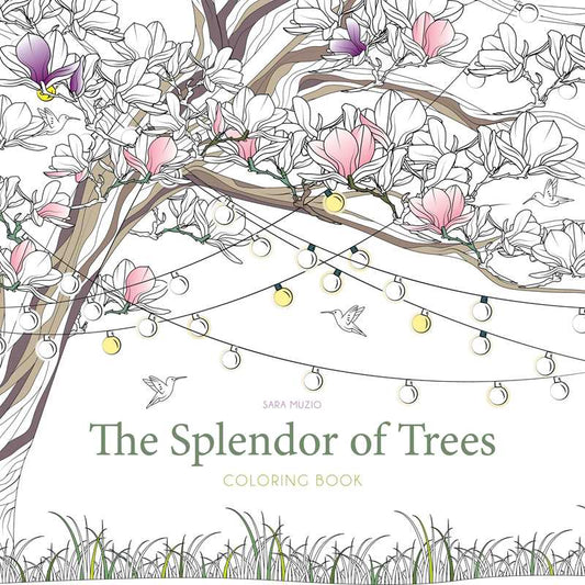 Splendor of Trees Coloring Book by
