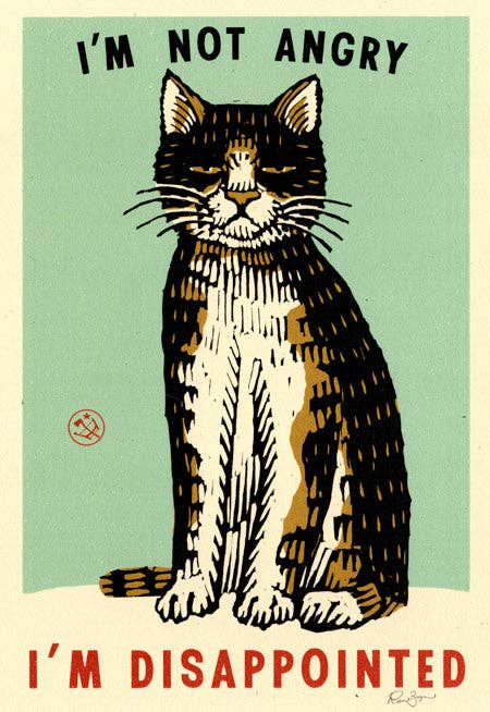 Disappointed Print