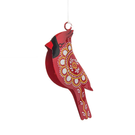 Hand-Painted Cardinal Christmas Ornament