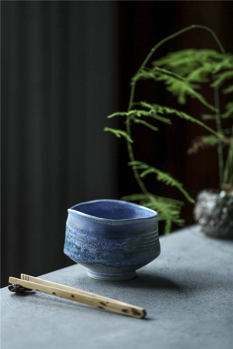 Gohobi  Blue Matcha Bowl