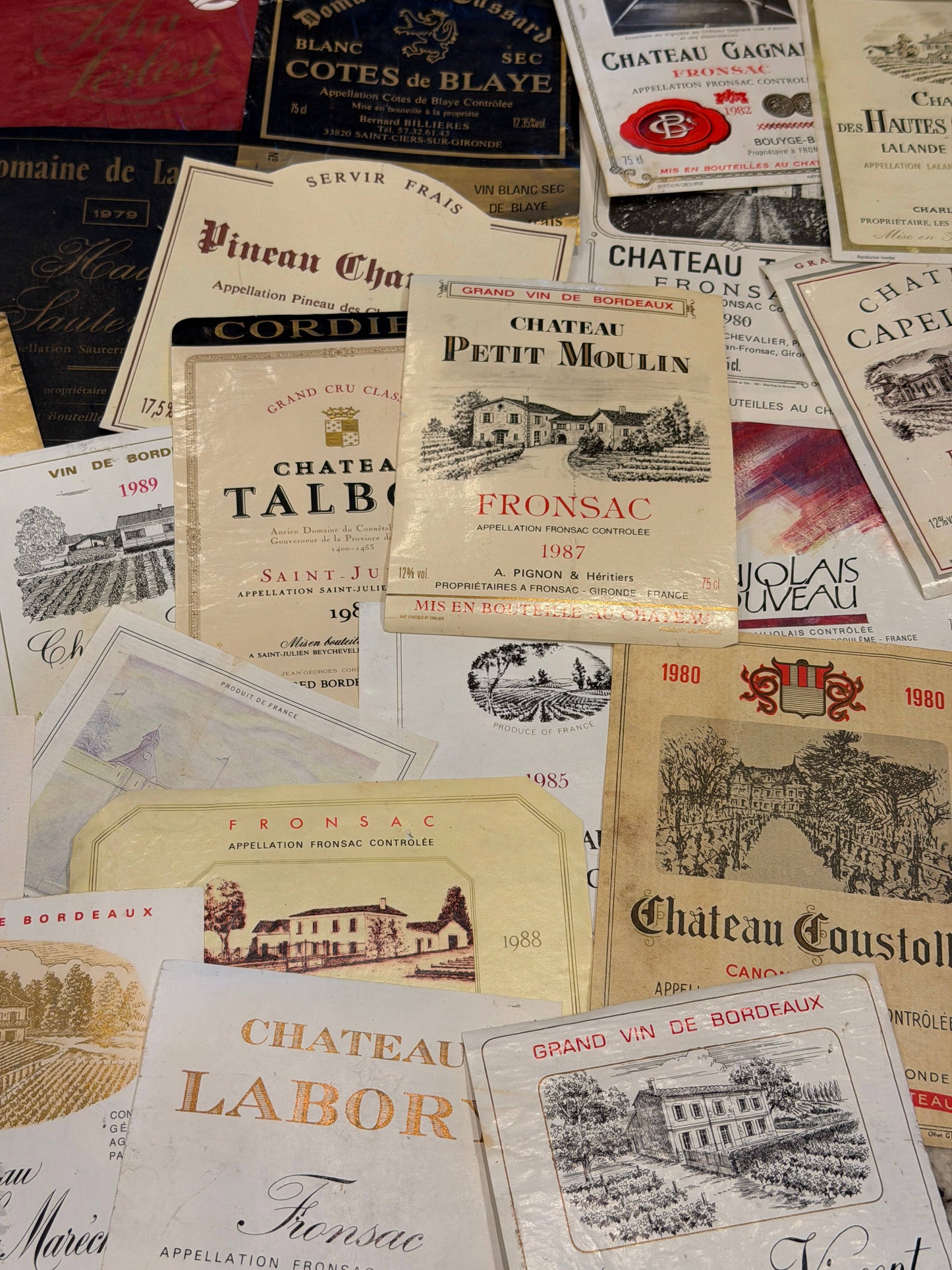 Antique and Vintage Labels in bundles of 10