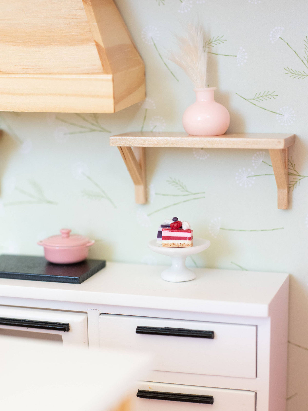 Dollhouse Miniature Pink Vase | 5 Styles