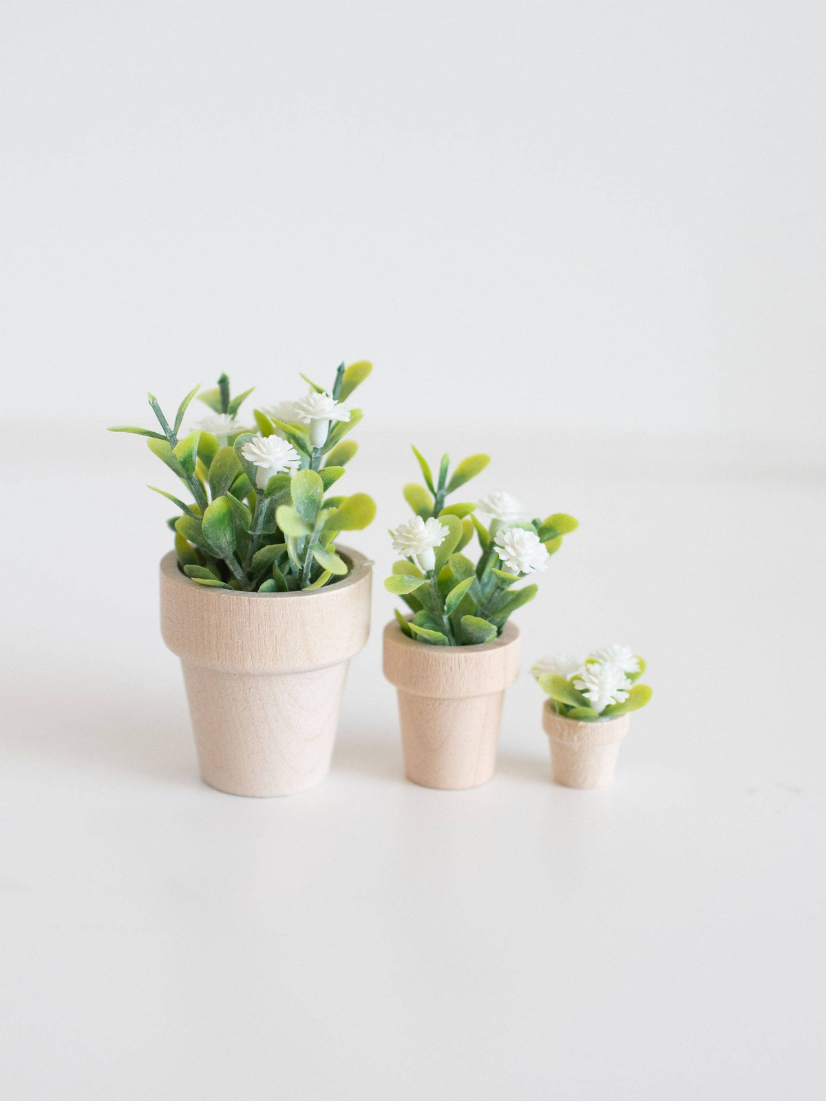 Dollhouse Spring Potted Flower Plant | Various Sizes Colors