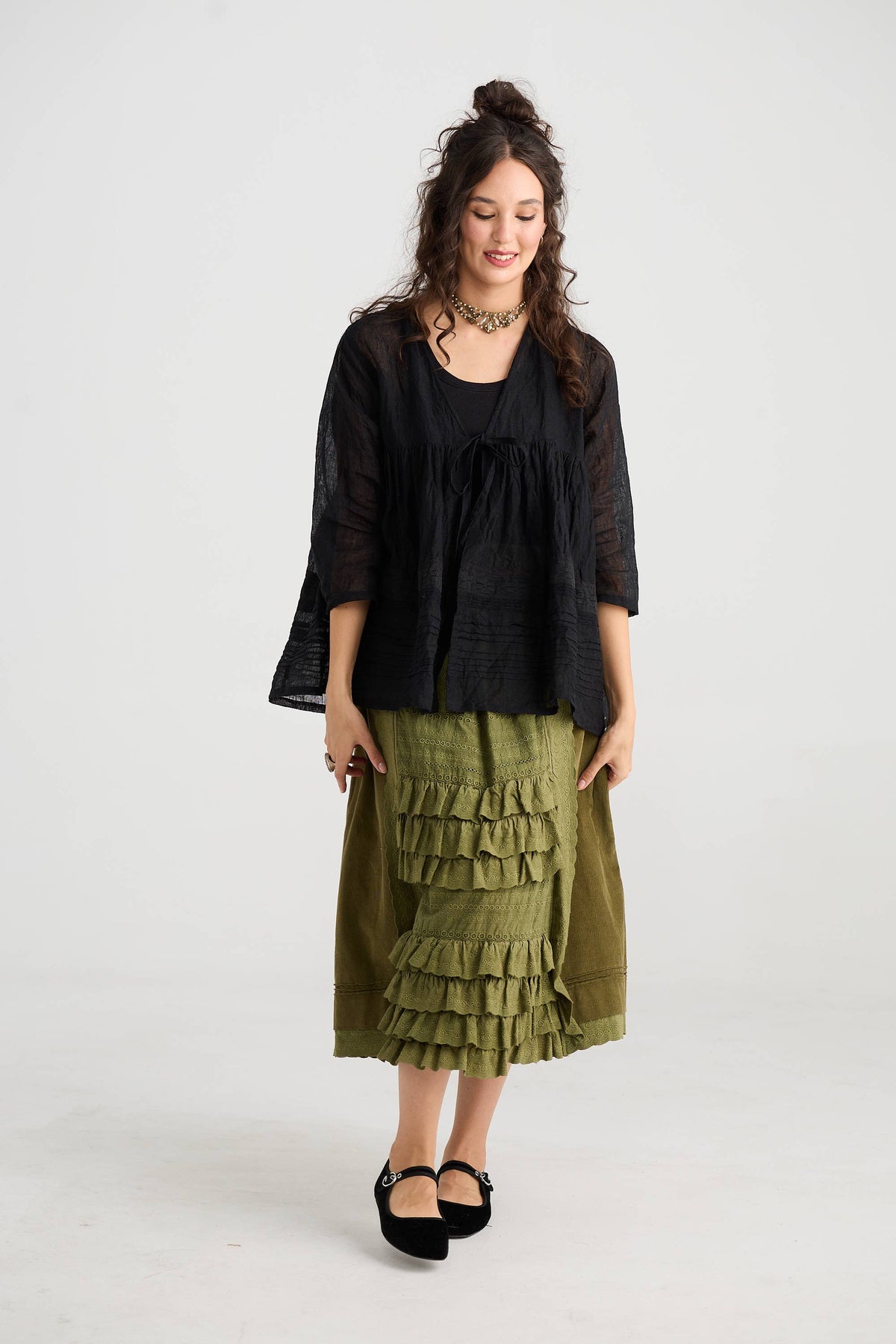 WOMEN'S - Fable Skirt in Moss Green