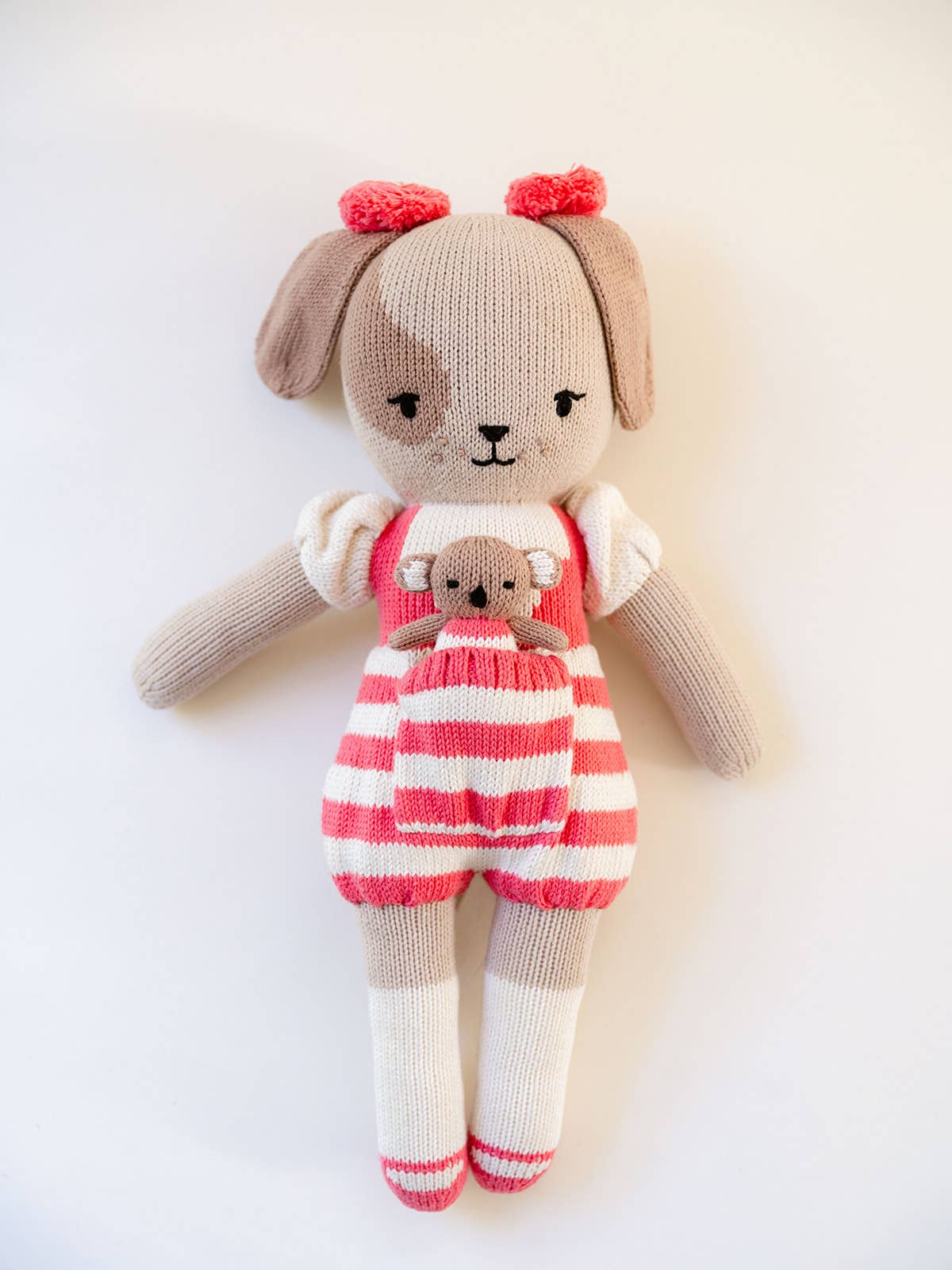 12" Delilah the Dog with Mini Finger Puppet Dot the Koala