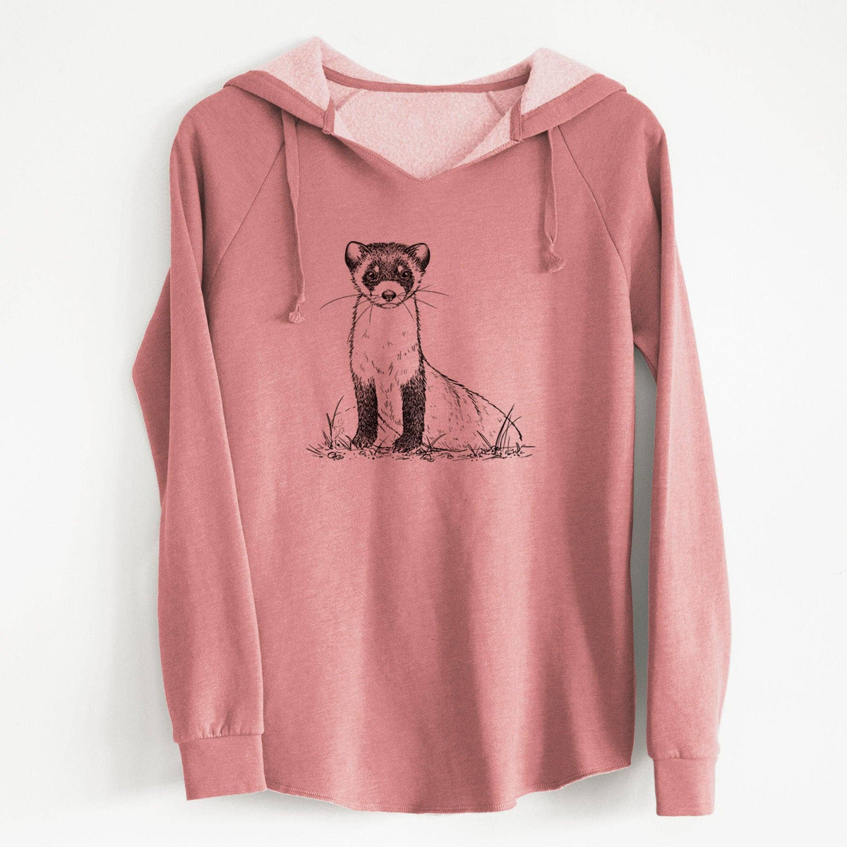 Black-footed Ferret - Mustela nigripes - Cali Wave Hooded Sweatshirt