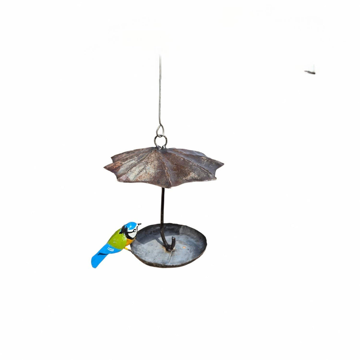 BLUE TIT UMBRELLA HANGING BIRDFEEDER