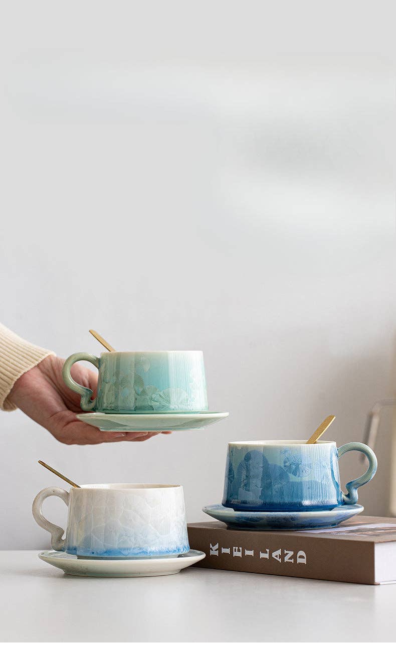 Gohobi Crystal Glazed Coffee Cup Mug