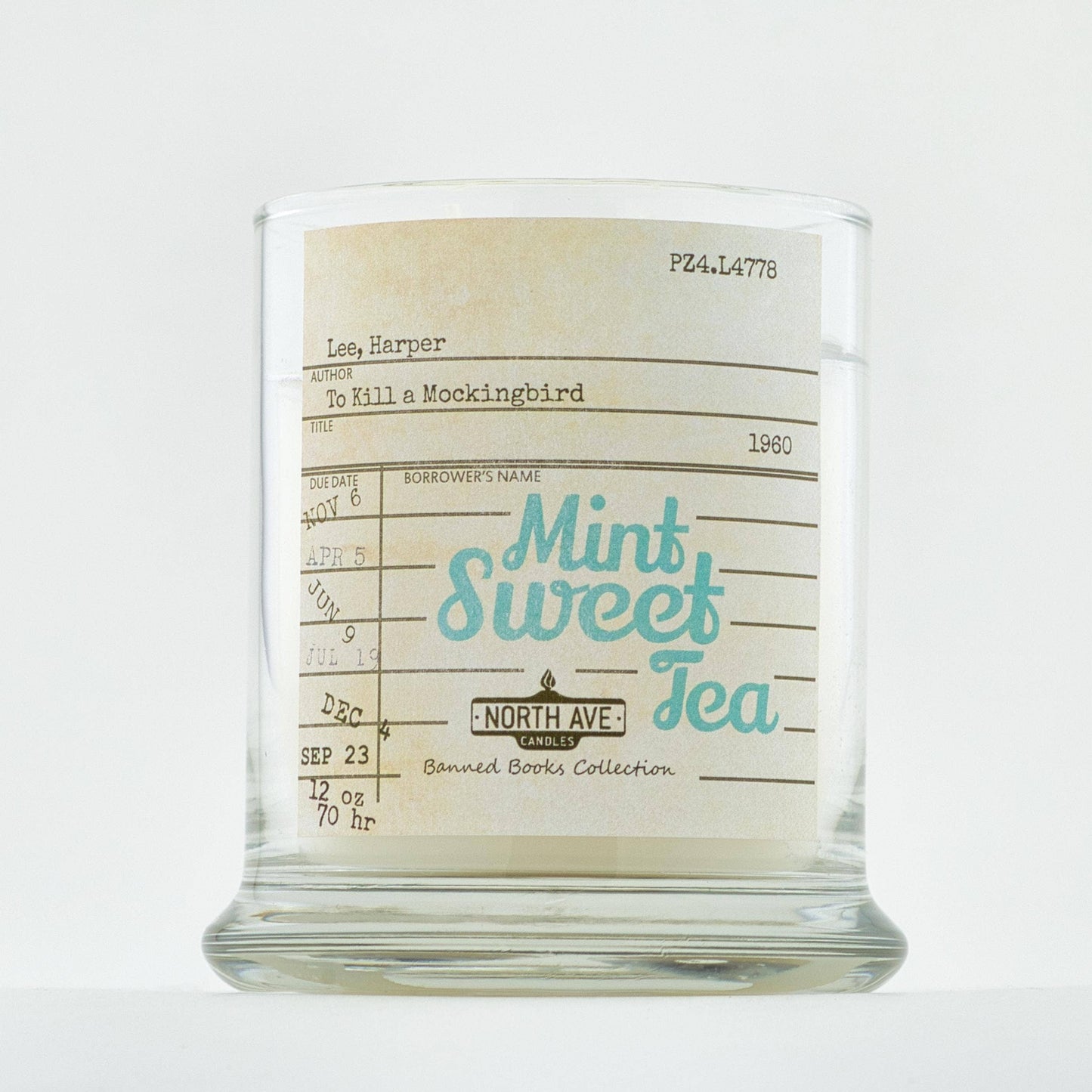 Banned Book Candle / To Kill a Mockingbird / bookstore gift