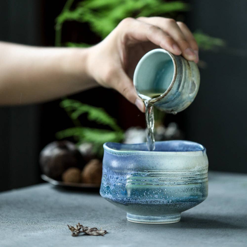 Gohobi  Blue Matcha Bowl