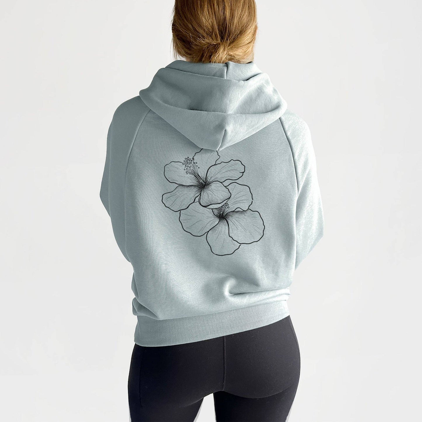 Hibiscus Flowers - UltraLuxe Heavyweight French Terry Hoodie