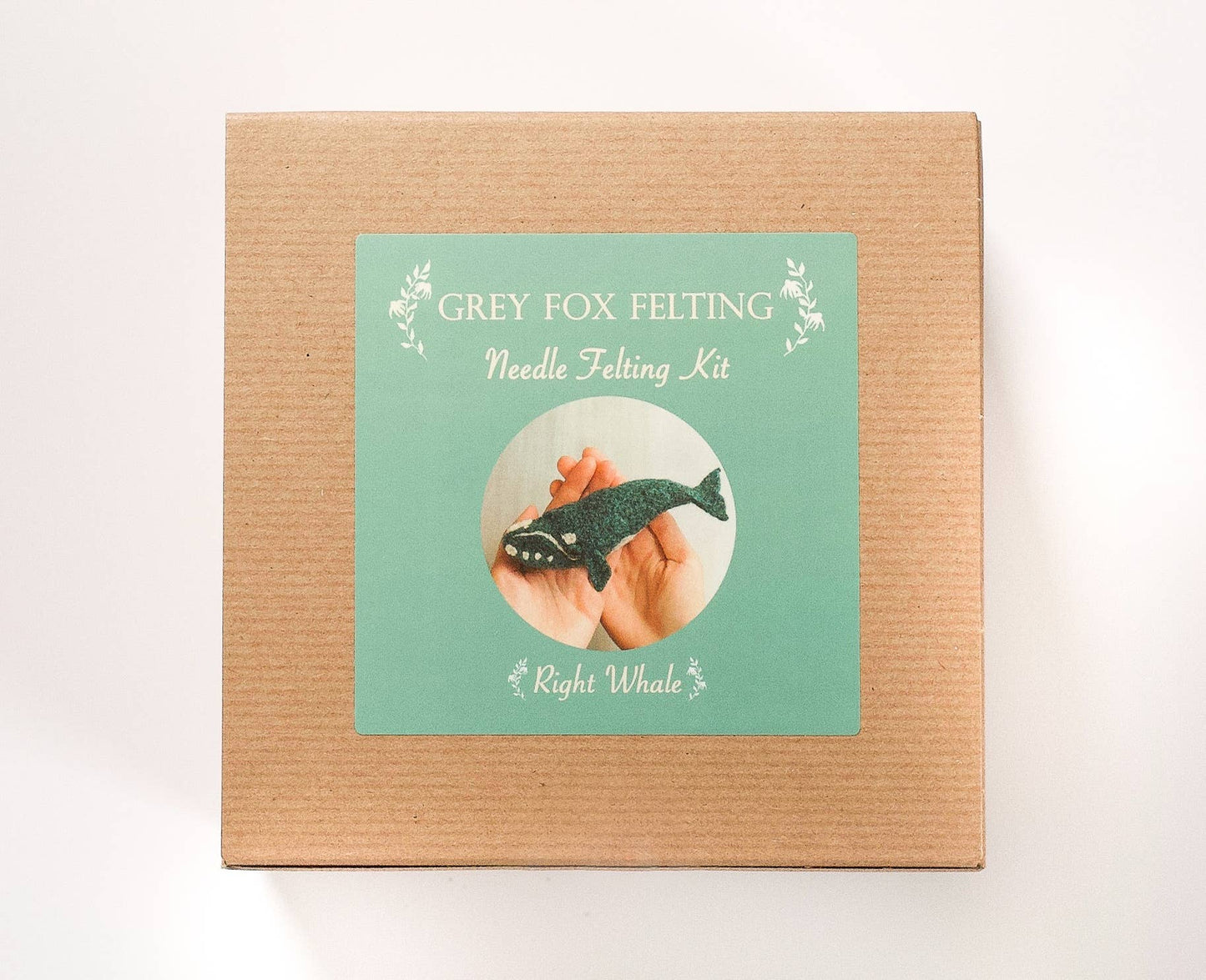 Right Whale - Needle Felting Kit - Beginner
