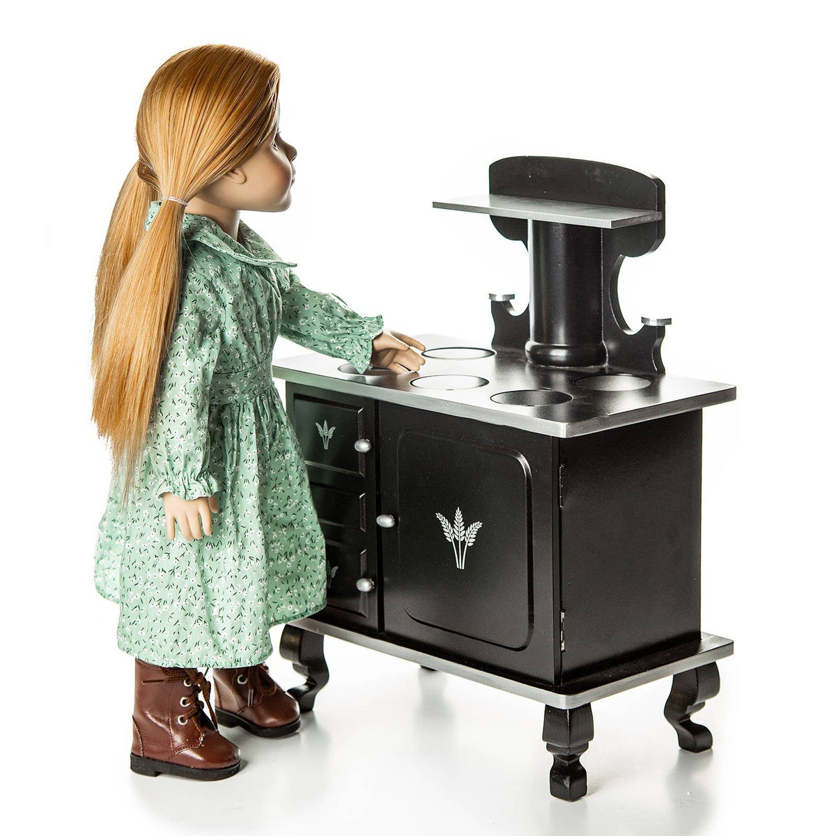 Little House On The Prairie 18" Doll Furniture Wooden Stove