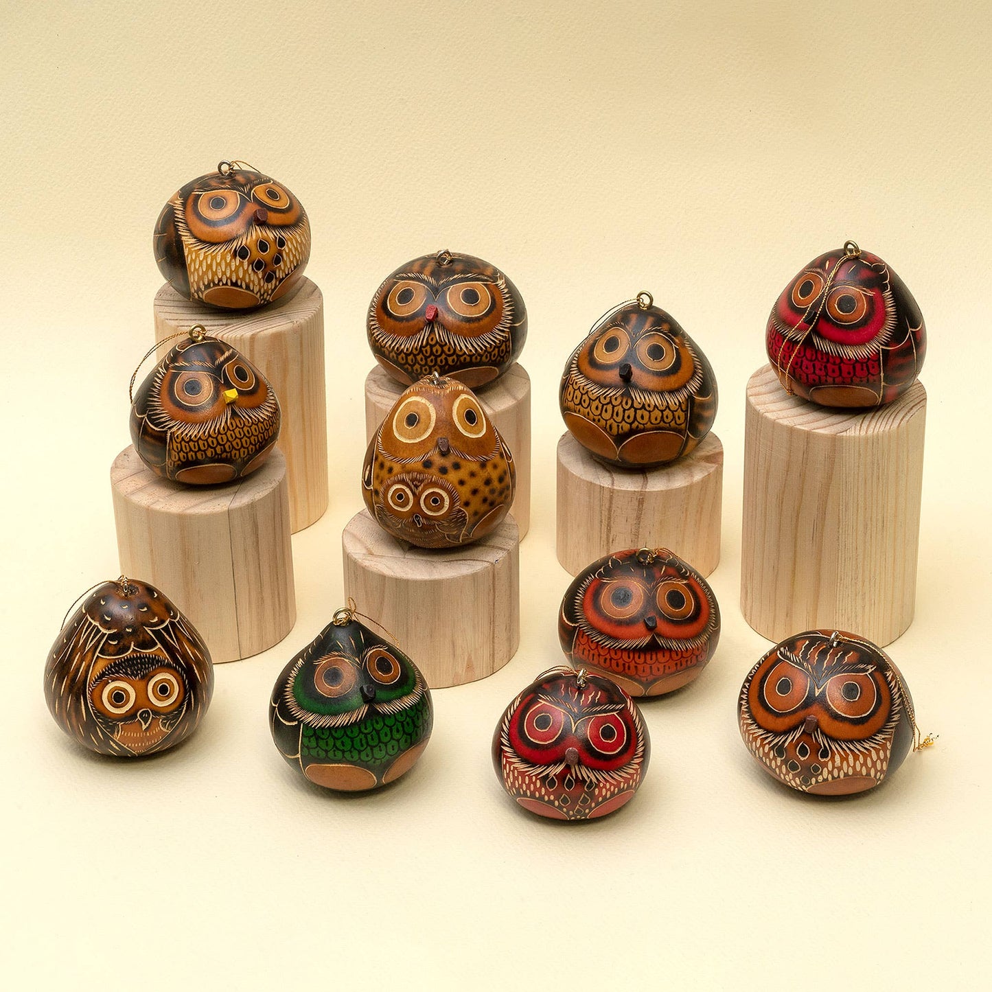 Mini Owl Gourd