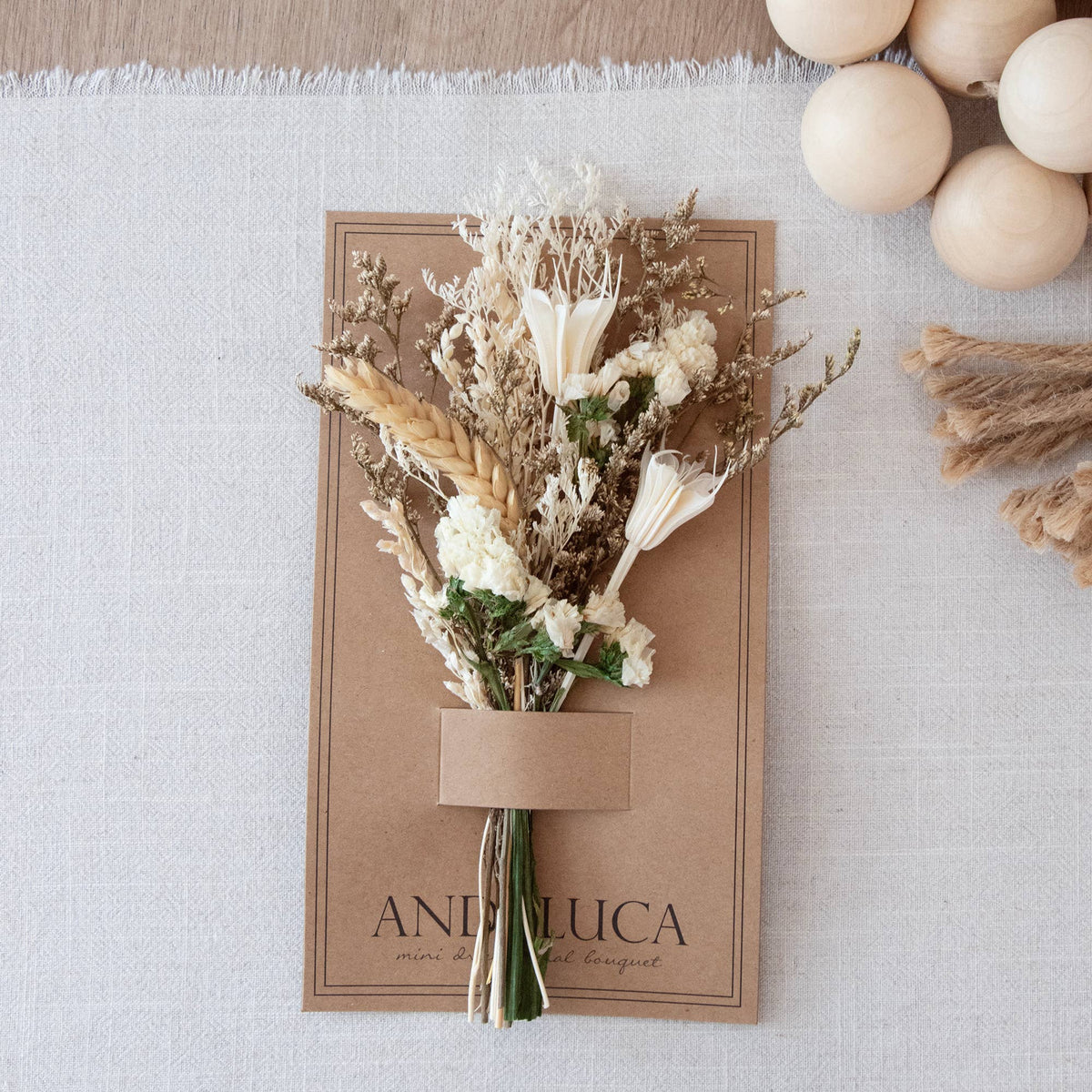 Delicate Floral Ivory Mini Bouquet #240