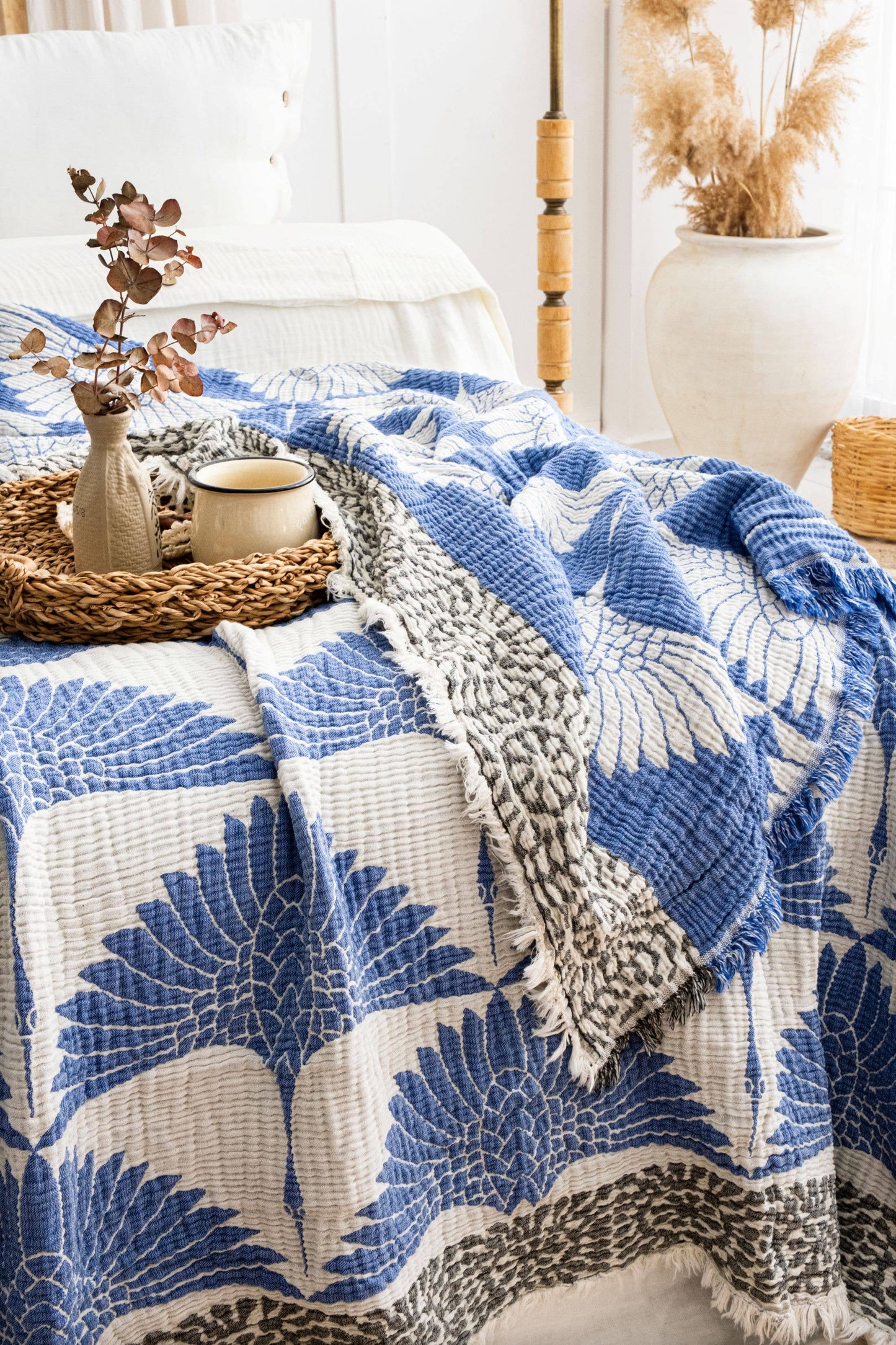 Crane Muslin Blanket,