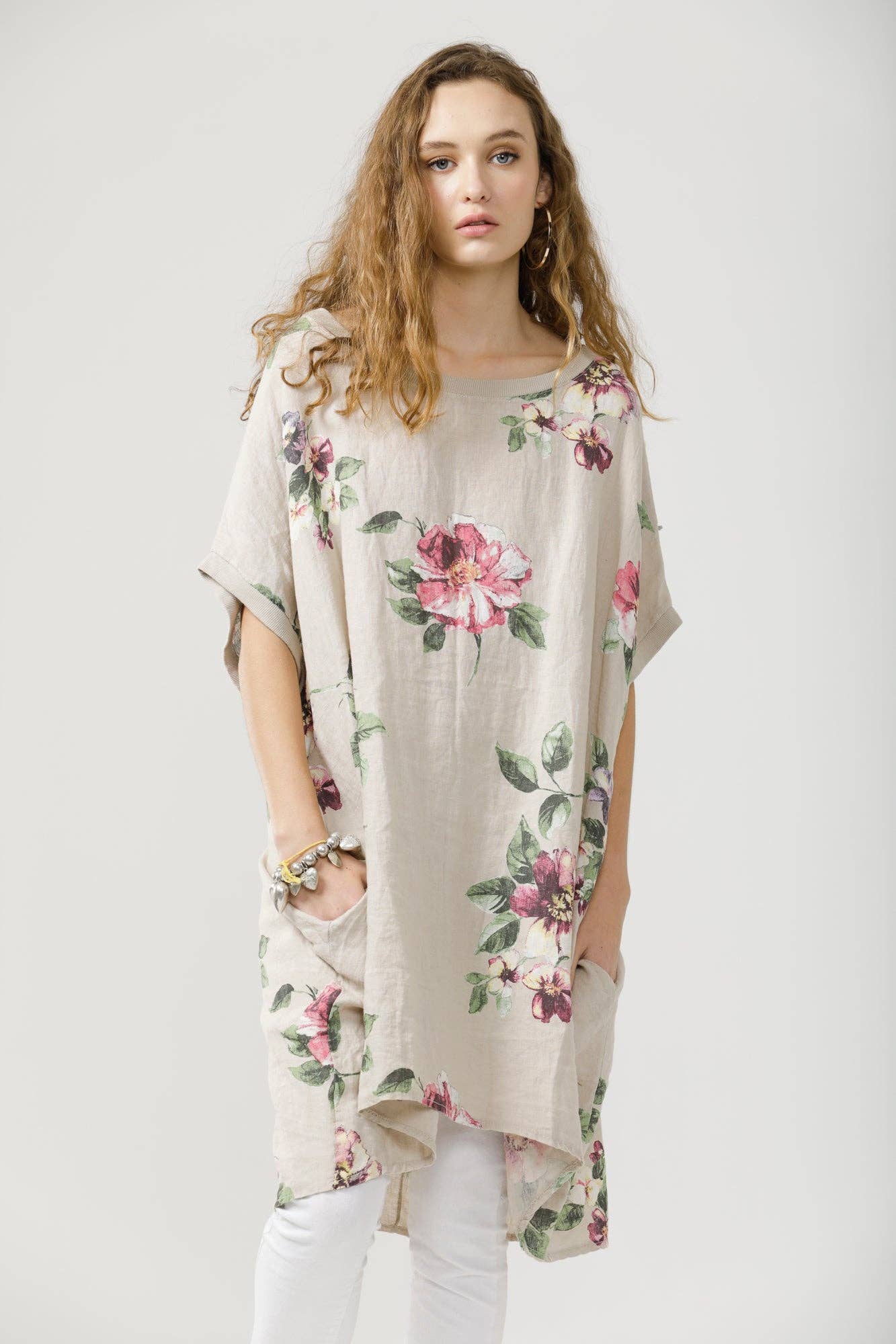 Rosabella Floral linen dress.