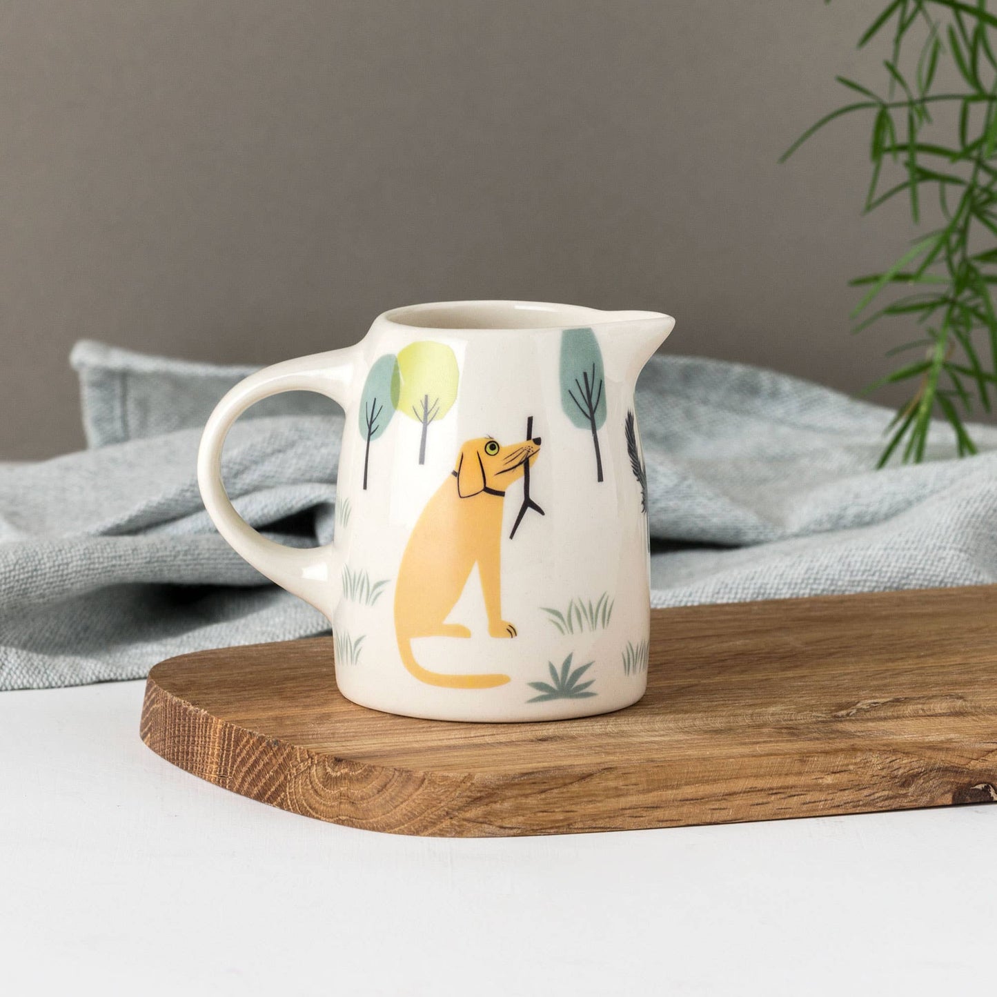 Handmade Ceramic Dog Small Jug